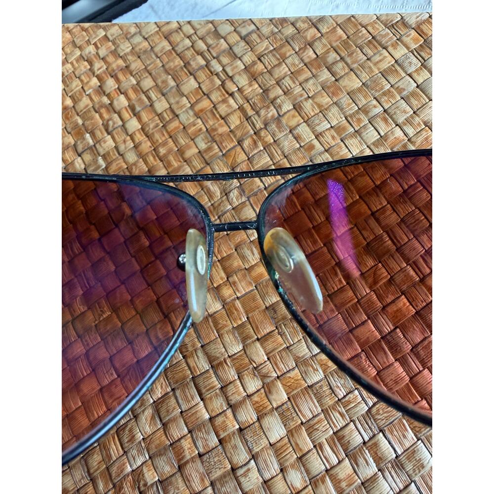VTG Serengeti 1501 Aviator Sunglasses Japan 140mm Amber Drivers Glass/Case - Picture 6 of 10